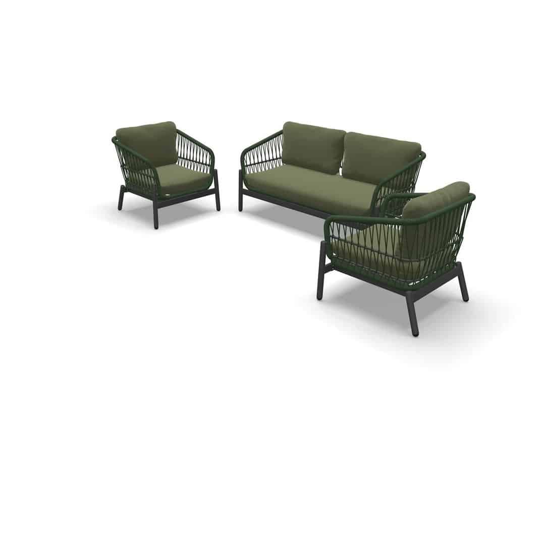 Lesli LIving Lounge Set Zavi Olive 8714365431752 2 1