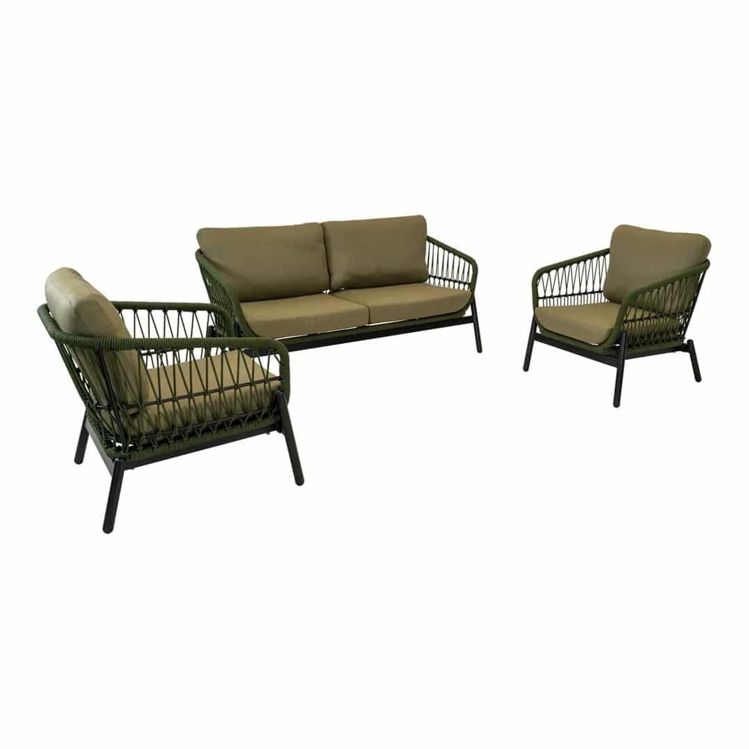 Lesli LIving Lounge Set Zavi Olive 8714365431752 5 1