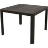 Diningtisch Castilla Negro - quadratisch