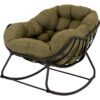 Schaukelstuhl Cozy in Stone oder Olive – Bild 8