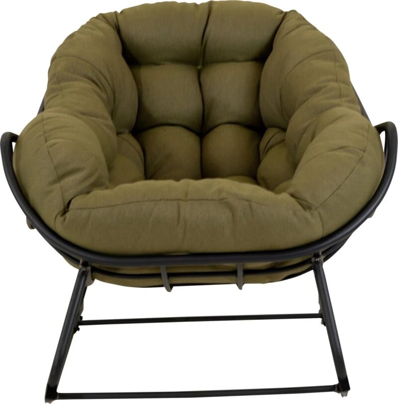 Schaukelstuhl Cozy in Stone oder Olive – Bild 9