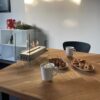 Stilvoller Biokamin aus Edelstahl und Glas – Bild 2