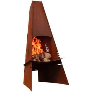 Feuerstelle Gartenkamin aus Cortenstahl – Feuerstellen & Grills Produktbild