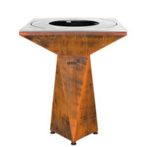 Feuerstelle G1 Basic Corten mit Kochplatte Corten – Feuerstellen mit Kochplatte Produktbild