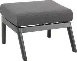 Lounge Hocker Florence Alu – Hocker & Fußbänke Produktbild