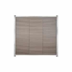 BPC-Steckzaunsystem Hörvig 1800mm x 1780mm – WPC-Sichtschutzzäune Produktbild