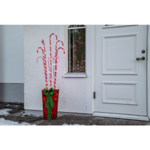 Aussen-Dekoration Candycane Box – Weihnachtliche Beleuchtung und Dekoration Produktbild