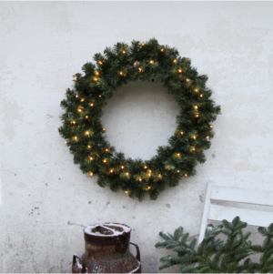 Kranz Ottawa – Weihnachtliche Beleuchtung und Dekoration Produktbild