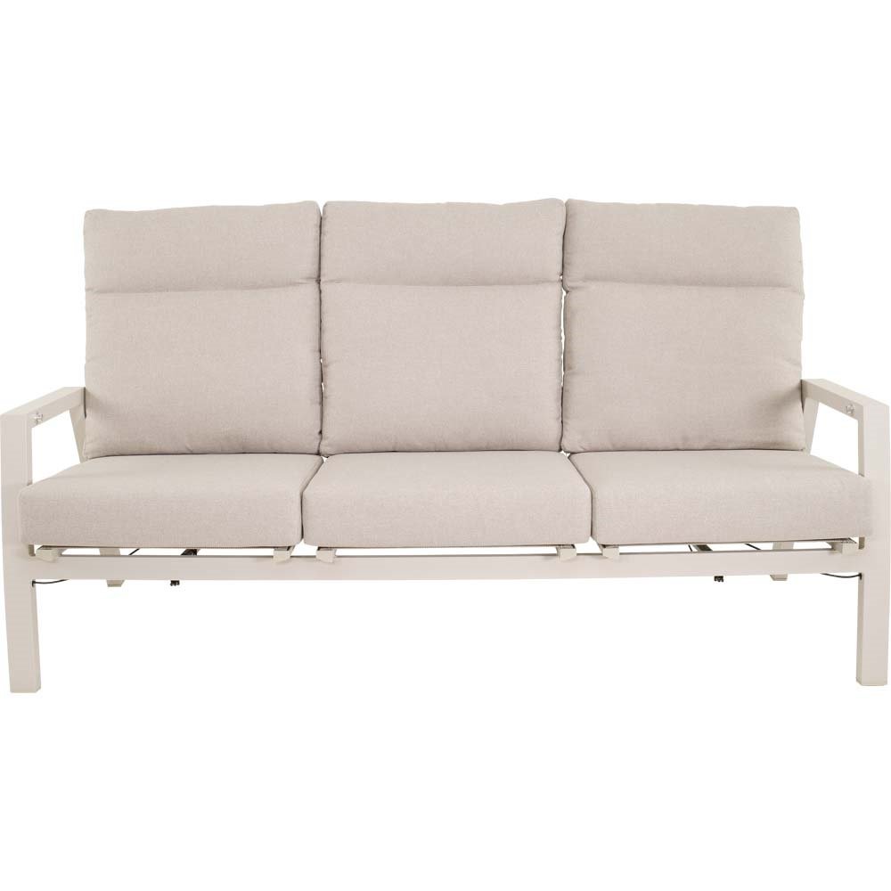 Lesli Living Loungebank Ohio Crema – verstellbar