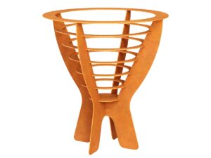 Gartenkamin, Feuerkorb & Feuerstelle aus Cortenstahl – Feuerstellen & Feuerschalen Produktbild