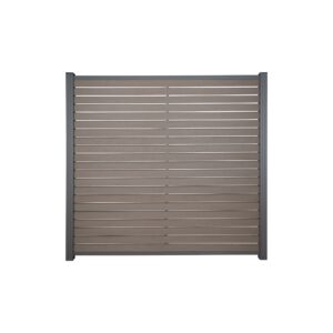 BPC-Rhombus-Steckzaunsystem Hanö in Schoko-Holzstruktur – Serie Hanö in versch. Farben Produktbild