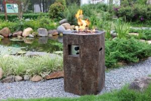 Elementi Gasfeuerstelle Tambora in Basalt-Optik – Gasfeuerstellen Produktbild
