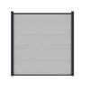 WPC-Steckzaunsystem MAX in smoke white – Detailansicht 2 (Serie MAX in. versch. Farben)