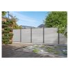 WPC-Steckzaunsystem MAX-XL in smoke white – Serie MAX-XL in. versch. Farben Produktbild