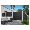 WPC-Zaunelement Malö 1800mm x 1800mm – Detailansicht 3 (Serie MALÖ)